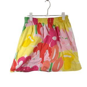 Lilly Pulitzer Floral Skirt Small Lined Casual Women's Size Small